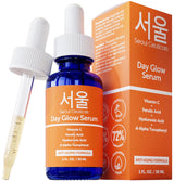 Seoulceuticals Korean Skin Care 20% Vitamin C Hyaluronic Acid Serum + CE Ferulic Acid - Potent anti Aging, anti Wrinkle Korean Beauty 1Oz