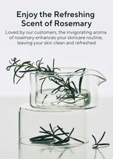 Aromatica Vitalizing Rosemary Pore Cleansing Oil 6.7 Fl Oz./200Ml – Double Cleanser & Makeup Remover, Oil-Based for Gentle Sebum Control, with Fermented Moringa & Essential Oils