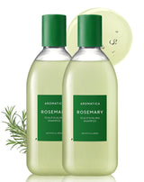 Aromatica Rosemary Scalp Scaling Shampoo - Thinning Hair Loss Natural Rosemary Essential Oil for Women - Vegan Hair Growth Biotin Shampoo - Free from Sulfate, Silicone, and Paraben (13.53 Oz)