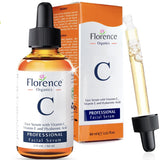 Vitamin C Serum for Face – Anti-Aging Facial Serum with Vitamin C, Hyaluronic Acid, Niacinamide, B5 & Vit E. Brightening Facial Essence for Dark Spots, Fine Lines, Wrinkles & Glowing Skin, 2 Fl Oz
