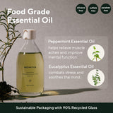 Aromatica Awakening Body Oil Peppermint & Eucalyptus Aromatherapy Oils, Scented Body Oil, after Shower Natural Oil for Women, Non-Greasy Body Serum, Body Moisturizer for Dry Skin 3.38 Fl. Oz Aromatica