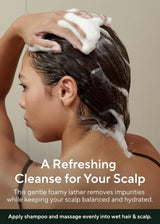 Aromatica Rosemary Scalp Scaling Shampoo - Thinning Hair Loss Natural Rosemary Essential Oil for Women - Vegan Hair Growth Biotin Shampoo - Free from Sulfate, Silicone, and Paraben (13.53 Oz)