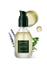 Aromatica Ritual Lavender & Patchouli Hair Oil - Adds Shine and Smooths Split Ends - Hair Oil for Damaged Hair for Women - Nourishing for Dry Curly Hair - Silicone-Free & EWG Verified (1.6 Fl Oz)