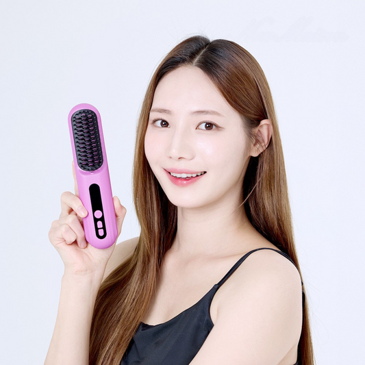 NEW MAISON CHUNGDAM187 Wireless Hair Brush Styler with 9 Adjustable Heat Levels