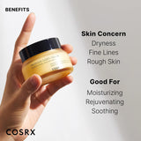 COSRX Full Fit Propolis Light Cream, 2.19 Fl.Oz / 65Ml, Propolis 64.5%, Hydrating Daily Day and Night Moisturiser, Korean Skin Care, Not Tested on Animals, Paraben Free
