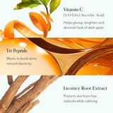 Bliss Bright Idea Vitamin C + Tri-Peptide Collagen Brightening Face Skincare Serum - anti Aging, Reduces Dark Spots, Boosts Skin Elasticity - Clean - Vegan & Cruelty-Free - 1 Fl Oz