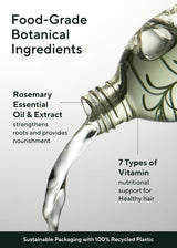 Aromatica Root Enhancer Rosemary Oil for Hair Growth – Flaky & Itchy & Dry Scalp Treatment – Hair Oil for Scalp Exfoliator & Detox – Free from Sulfate, Silicone, and Paraben (3.38Oz)