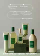 Aromatica Rosemary Scalp Scaling Shampoo and Conditioner Set 13.53 Fl.Oz Each – Vegan Hair Care Gift Set with Rosemary Oil. Sulfate Free Shampoo Conditioner for Hair Growth