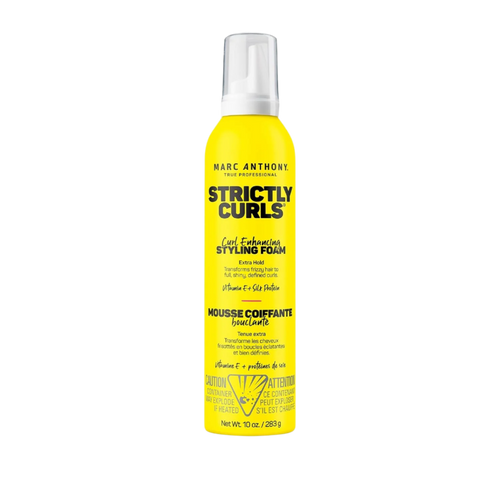 MARC ANTHONY Strictly Curls Styling Foam – Curl Enhancing Extra Hold – 10 oz