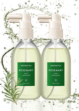 Aromatica Root Enhancer (2 Pack) Rosemary Oil for Hair Growth – Flaky & Itchy & Dry Scalp Treatment – Hair Oil for Scalp Exfoliator & Detox – Free from Sulfate, Silicone, and Paraben (3.38Oz)