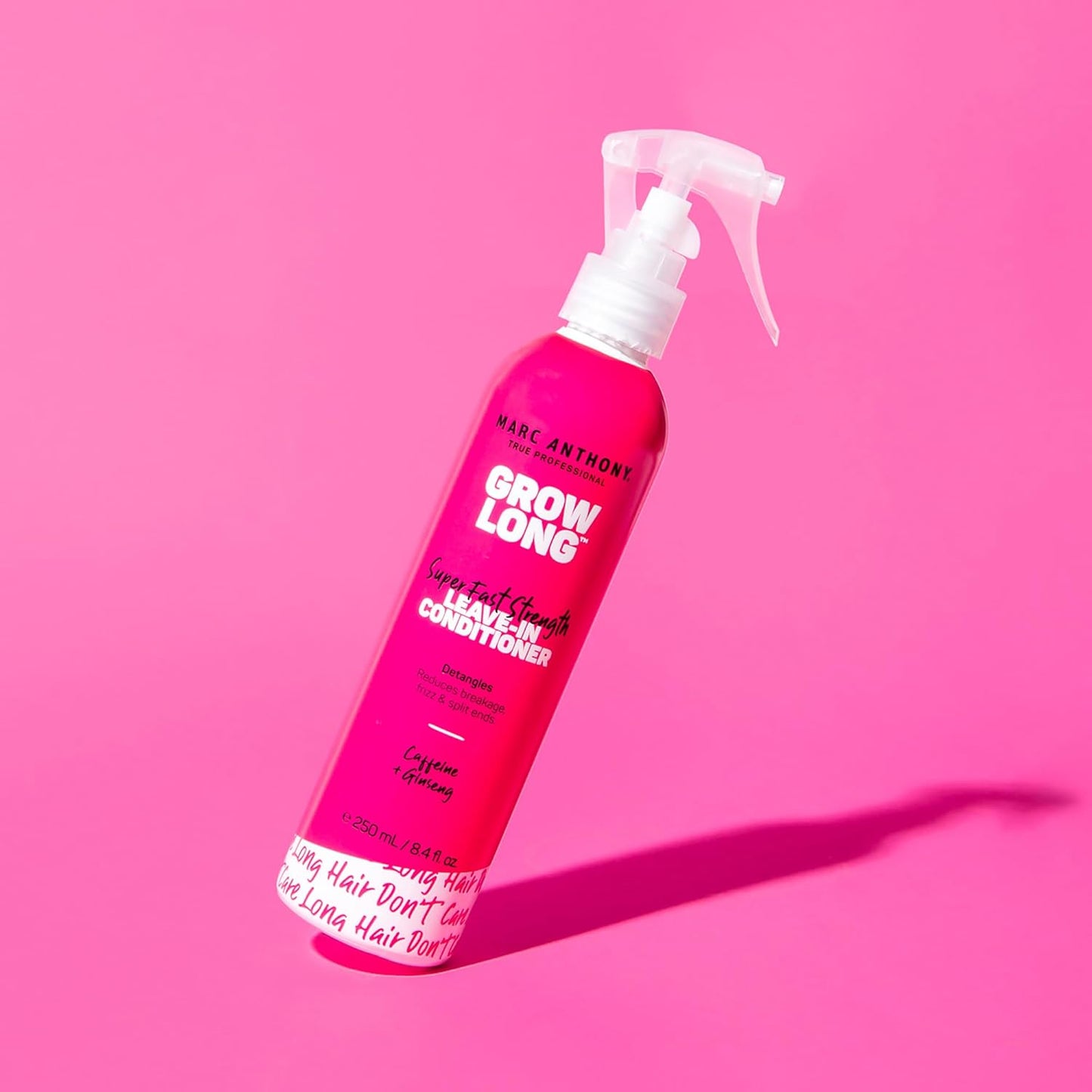 Marc Anthony Leave-In Conditioner Spray & Detangler, Grow Long Biotin - Anti-Frizz Deep Conditioner for Split Ends & Breakage - Vitamin E, Caffeine & Ginseng for Curly, Dry & Damaged Hair