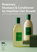 Aromatica Rosemary Scalp Scaling Shampoo and Conditioner Set 13.53 Fl.Oz Each – Vegan Hair Care Gift Set with Rosemary Oil. Sulfate Free Shampoo Conditioner for Hair Growth